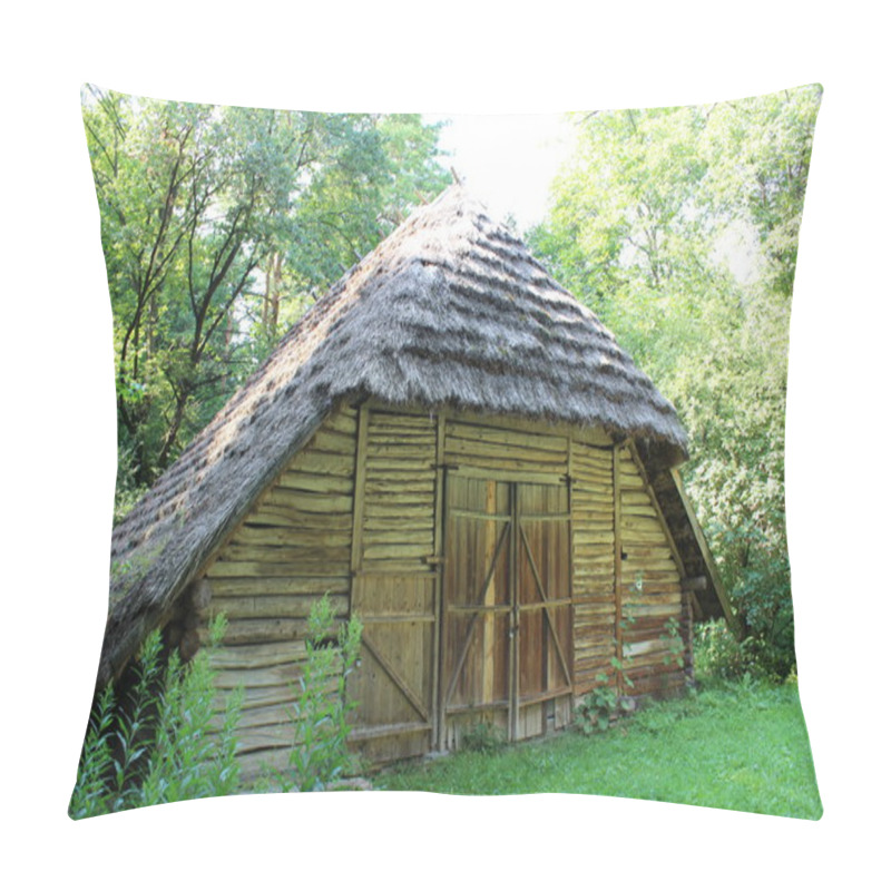 Personality  Old Rural House In Carpathian Region Pillow Covers