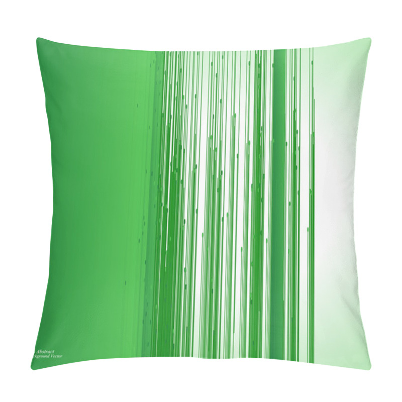 Personality  Background Abstract Circles, Stripes, Green Pillow Covers