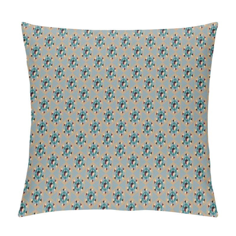 Personality  Seamless Abstract Background With Geometric Elements Pillow Covers