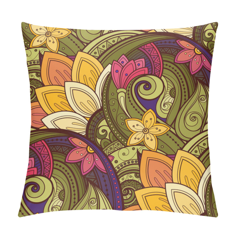 Personality  Abstract Seamless Floral Pattern Pillow Covers