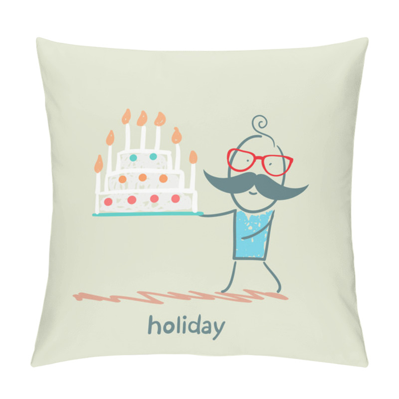 Personality  Holding Holiday Pillow Covers