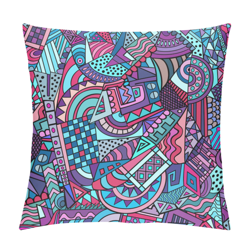 Personality  Geometric Forms Background Pillow Covers