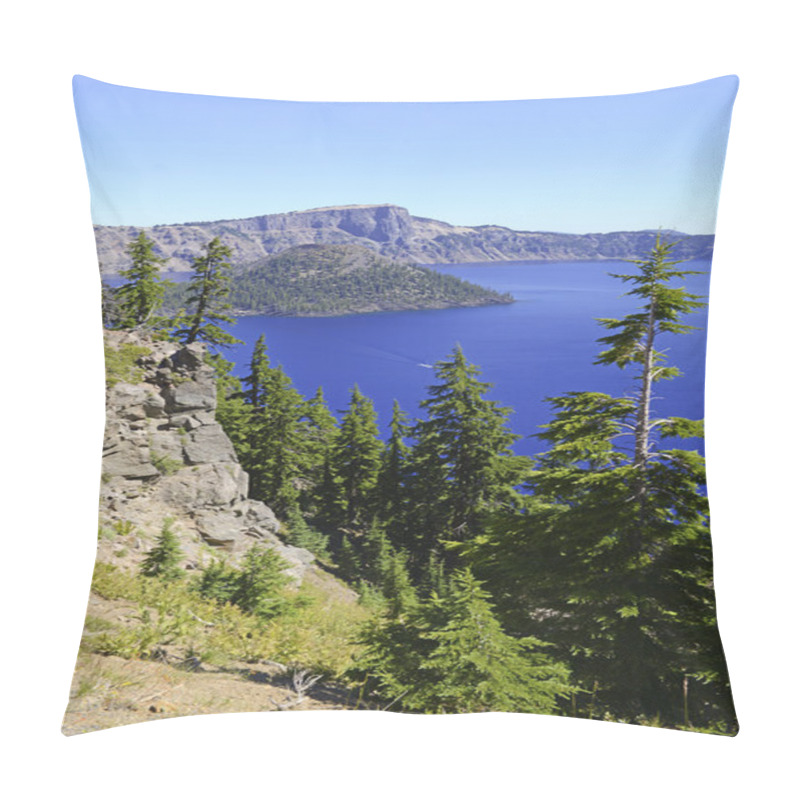 Personality  Crater Lake National Park, Oregon, USA Pillow Covers