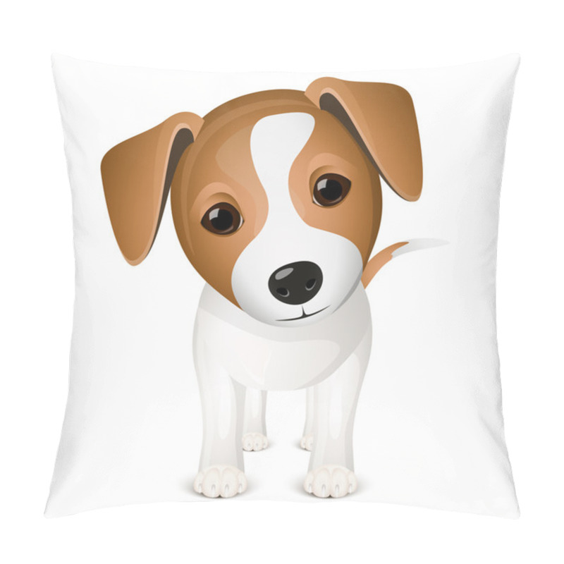 Personality  Little Jack Russel Pillow Covers