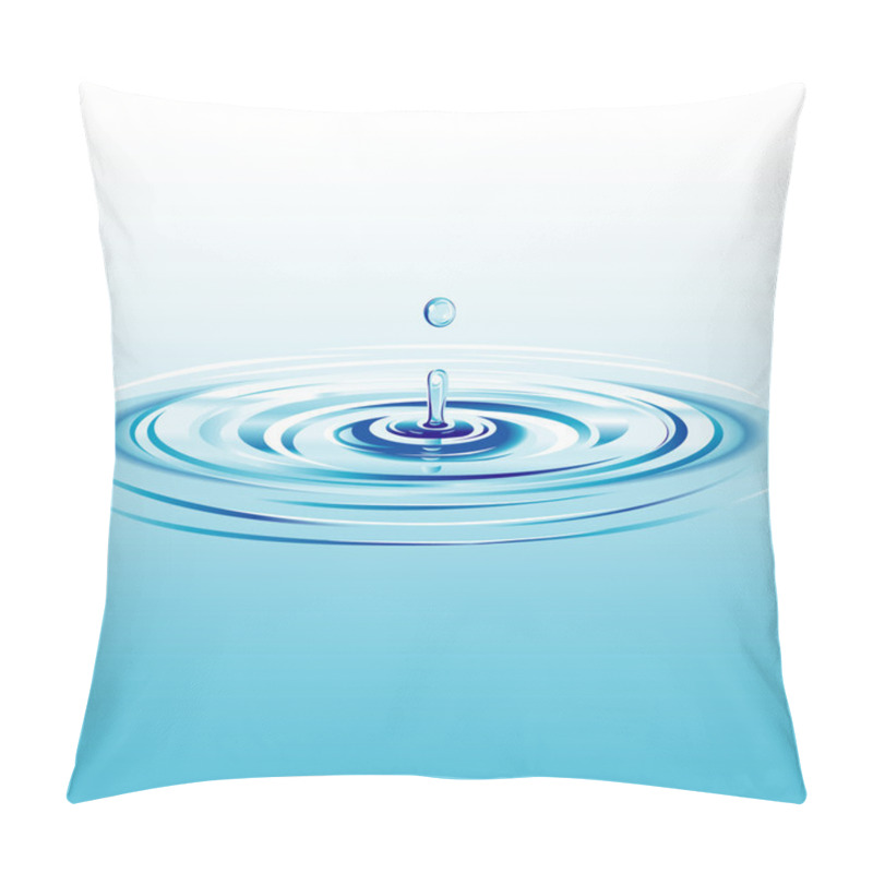 Personality  Water Drop Background Pillow Covers