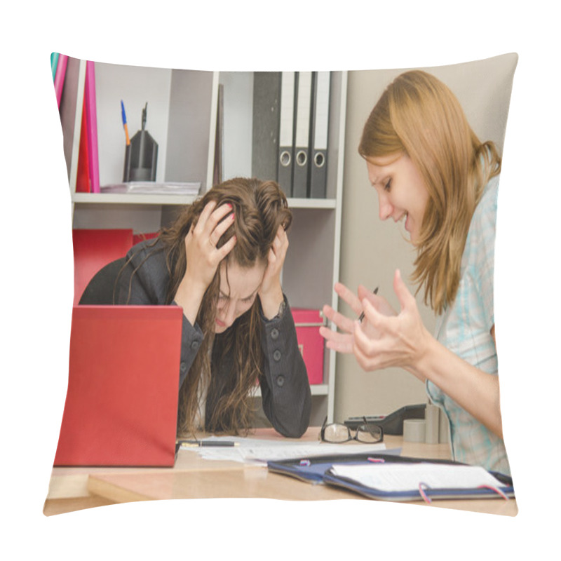 Personality  Office Shouts A Specialist To Another Professional Is In The Office Pillow Covers