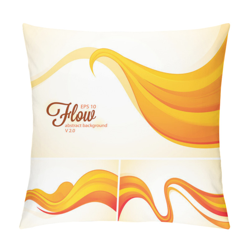 Personality  Flow Abstract Background Pillow Covers