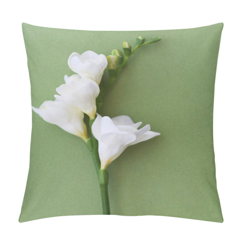 Personality  Tender Spring White Flowers, Close Up View Pillow Covers