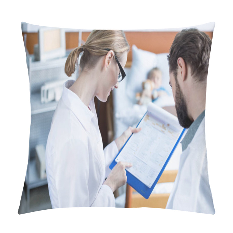 Personality  Man Talking With Doctor Pillow Covers