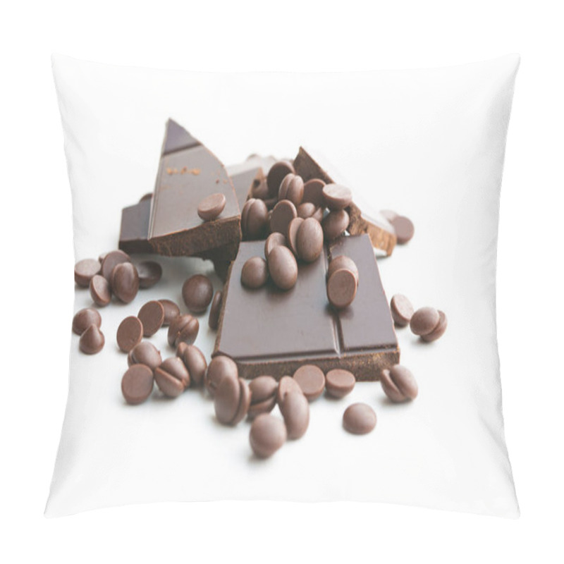 Personality  Tasty Chocolate Morsels. Pillow Covers