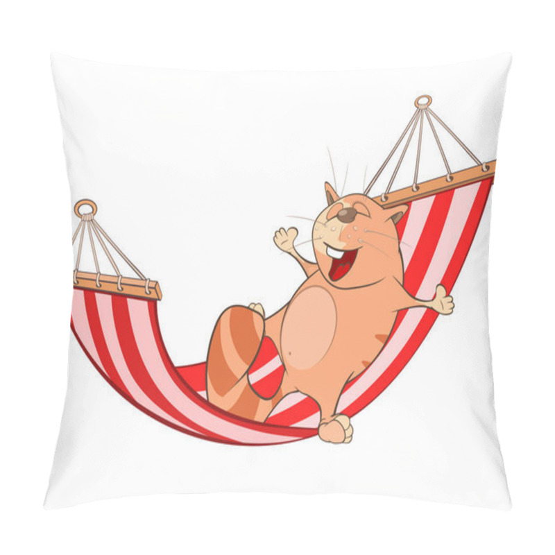 Personality  Cute Cartoon Cat Pillow Covers