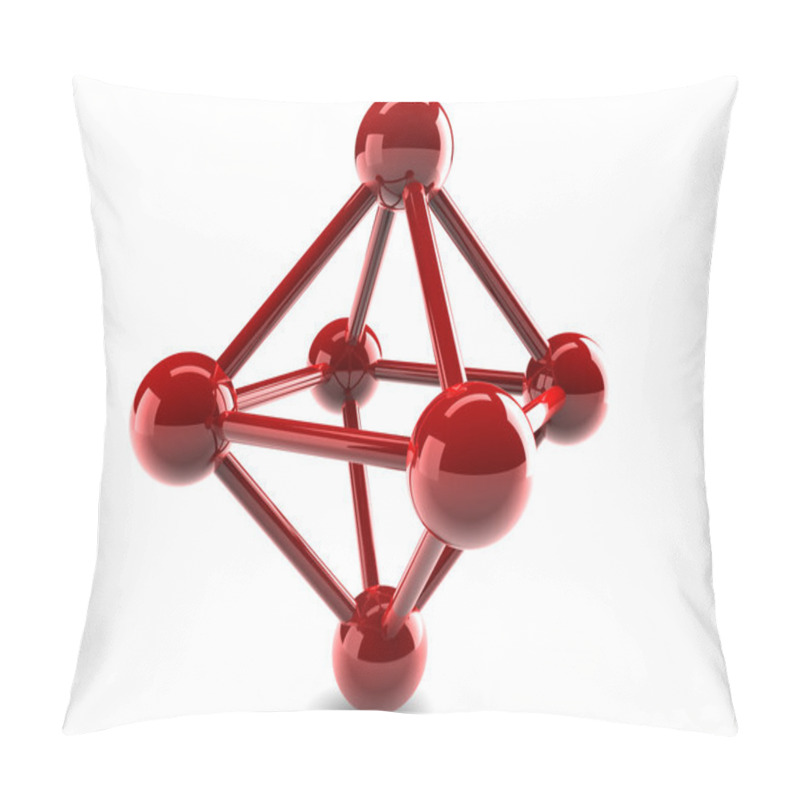 Personality  Glass Model Of Molecular Lattice Pillow Covers