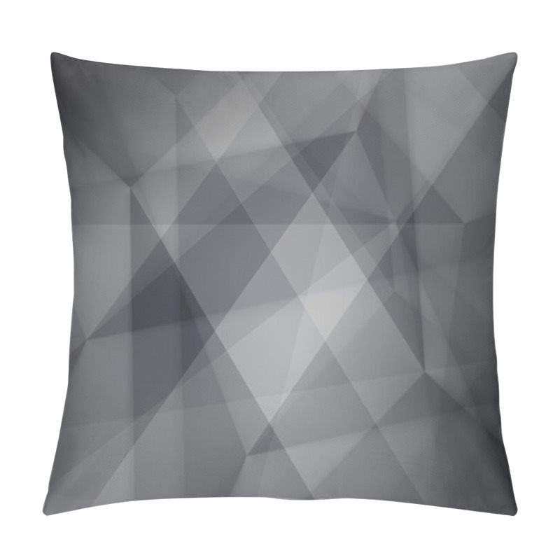 Personality  Abstract Polygonal Mosaic Neutral Background Pillow Covers