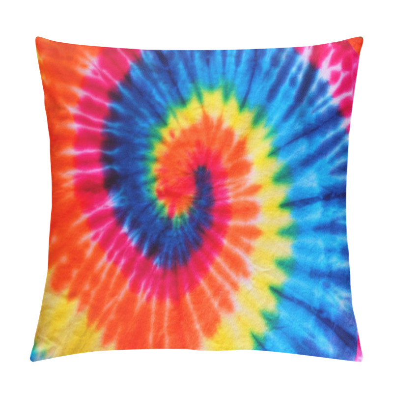 Personality  Close Up Tie Dye Fabric Pattern Background Pillow Covers