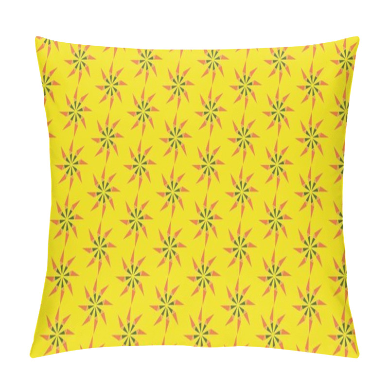 Personality  Abstract Creative Background With Repeated Shapes Pillow Covers