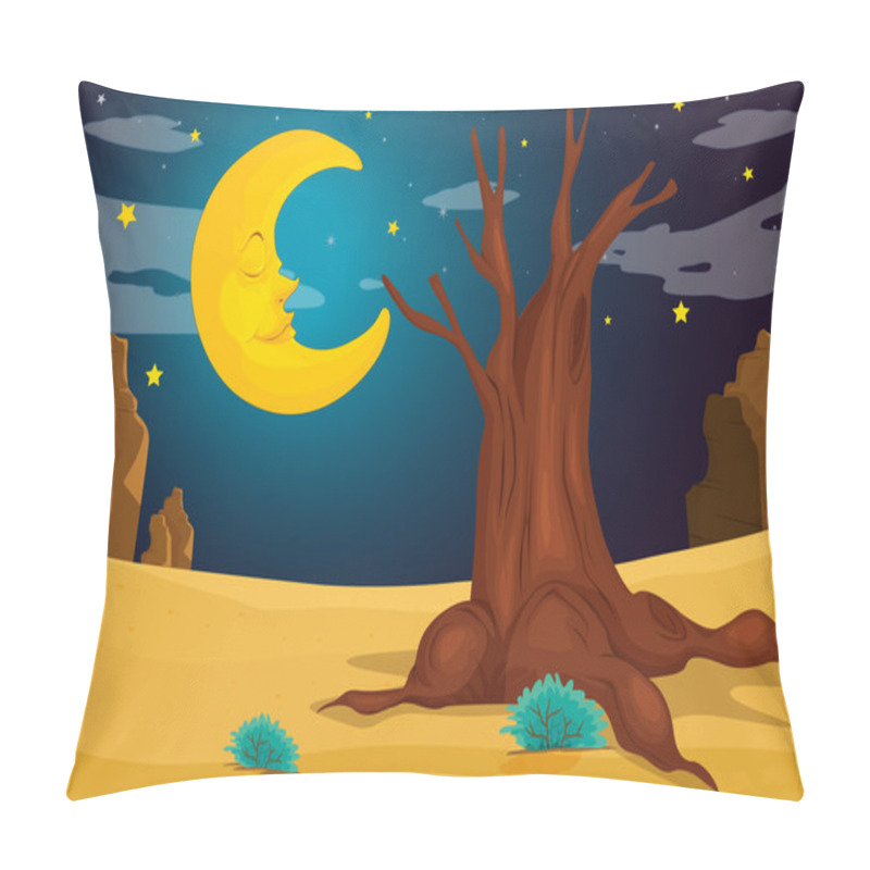 Personality  A Moonlight Evening Pillow Covers