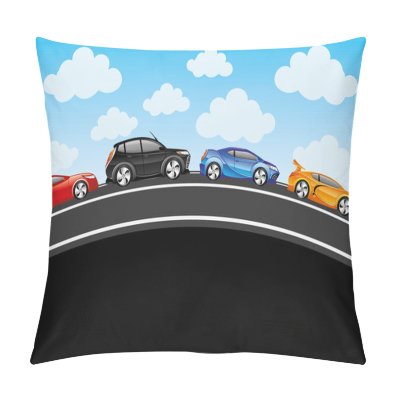 Personality  Vector Illustration. Cars. Pillow Covers