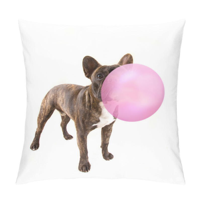 Personality  French Bulldog Blowing Bubble Pillow Covers