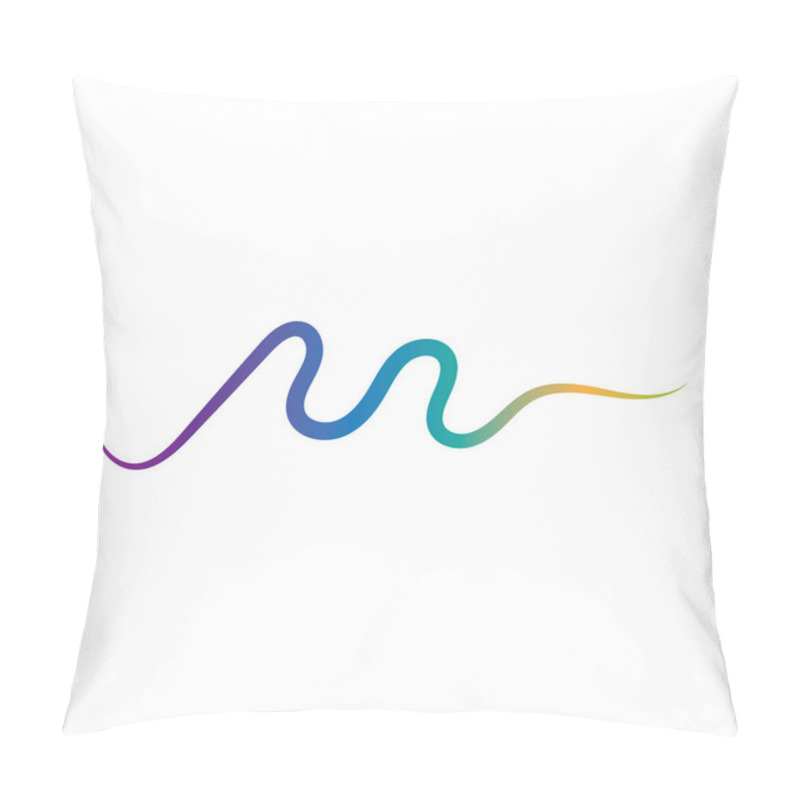 Personality  Sound Waves Vector Illustration Pillow Covers