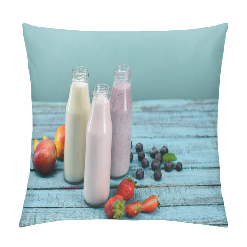 Personality  Milkshakes In Glass Bottles   Pillow Covers