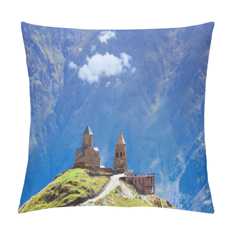 Personality  Church On High Mountain Pillow Covers