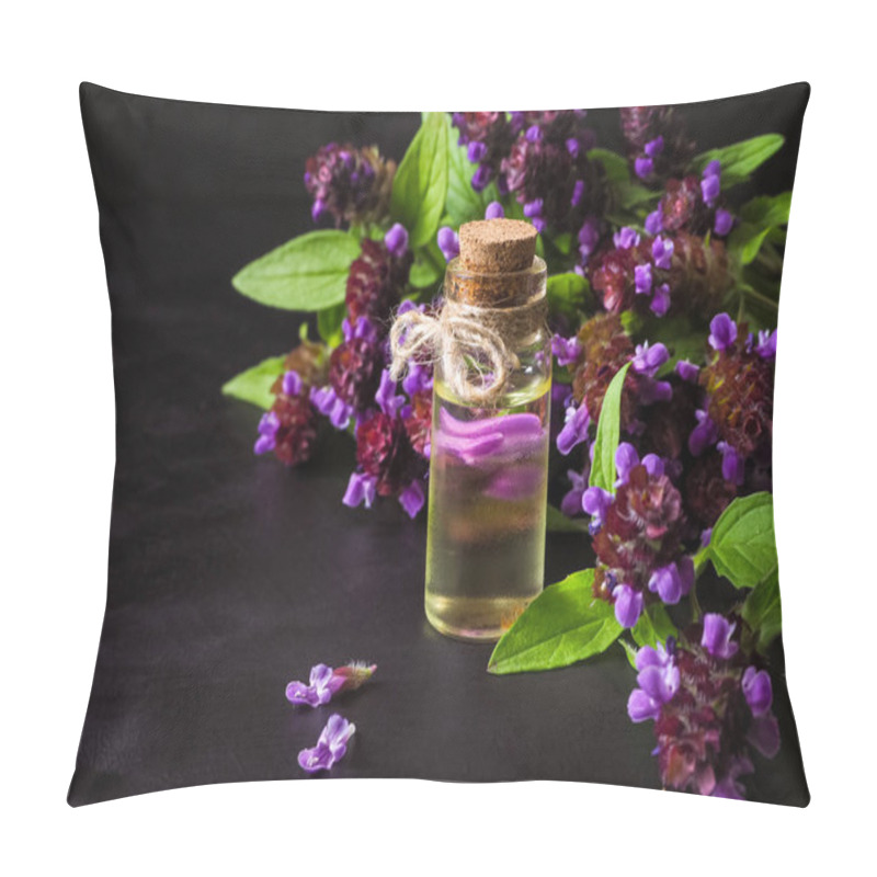 Personality  Medicinal Herb. Common Self Heal (Prunella Vulgaris) Scented Oil Pillow Covers