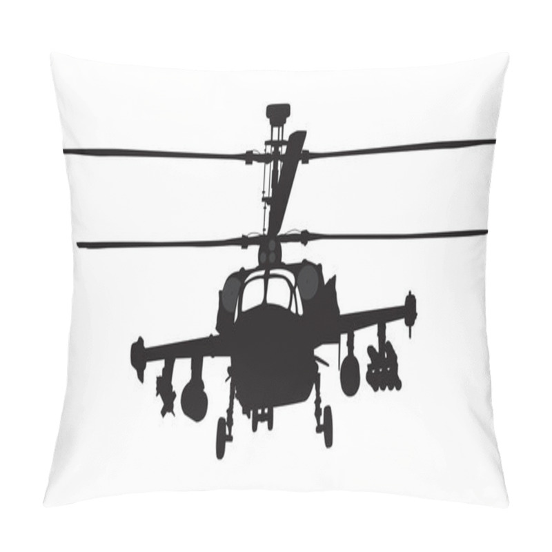 Personality  Helicopter Silhouette Pillow Covers