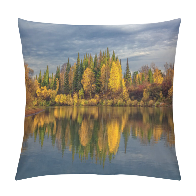 Personality  Autumn Evening In Wild Siberian Taiga Pillow Covers