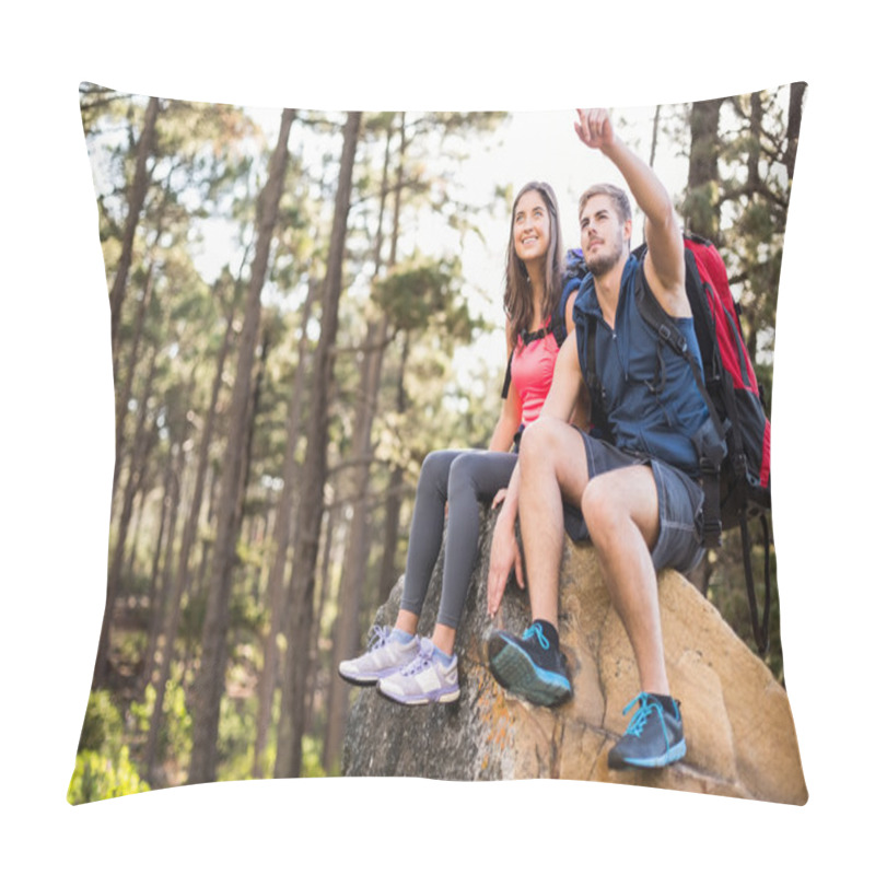 Personality  Joggers Sitting On Rock Pillow Covers