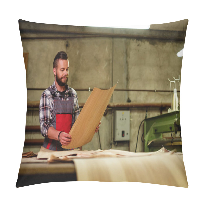 Personality  Carpente In Carpentry Workshop Pillow Covers