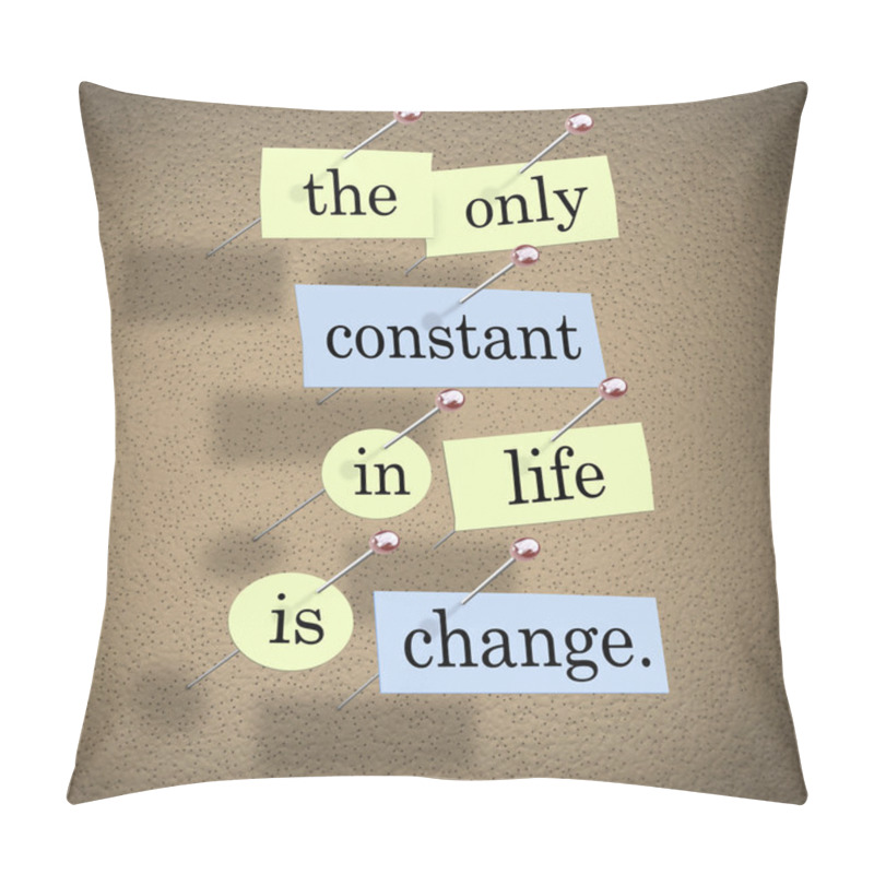 Personality  The Only Constant In Life Is Change Pillow Covers