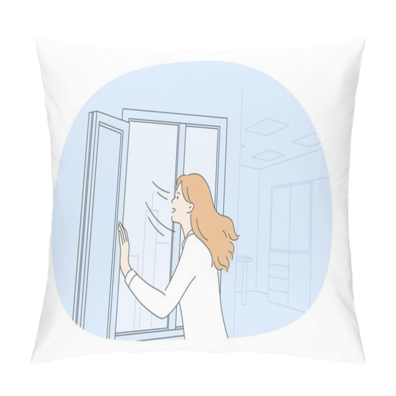 Personality  Fresh Air, Ventilation, Wind Concept Pillow Covers