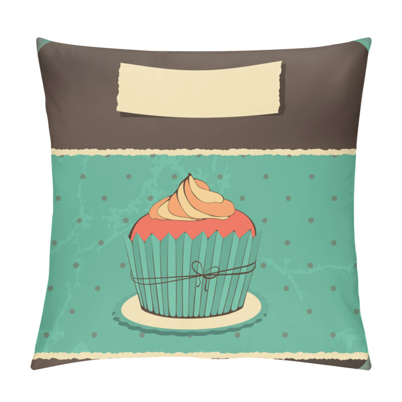 Personality  Cute Retro Cupcake Pillow Covers