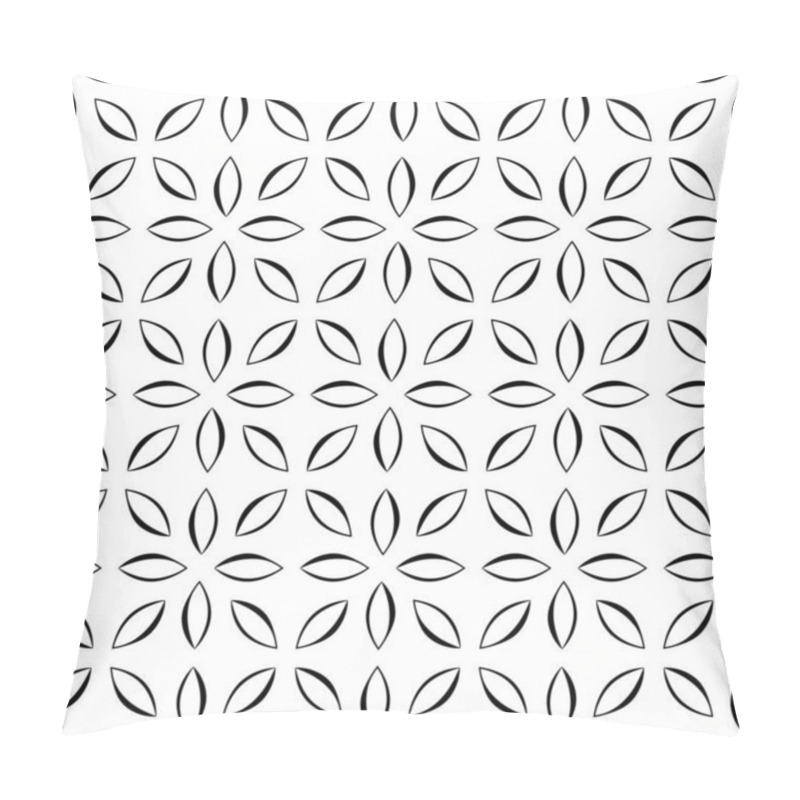 Personality  Petals, Flower Motif Natural, Eco, Nature Repeatable Pattern, Texture, Background Pillow Covers