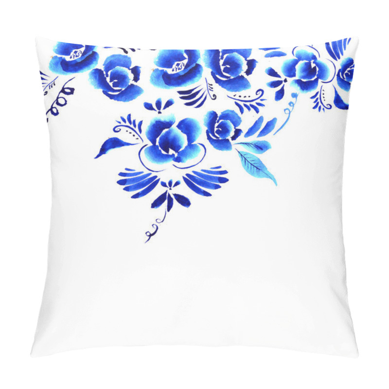 Personality  Folk Floral Background Pillow Covers