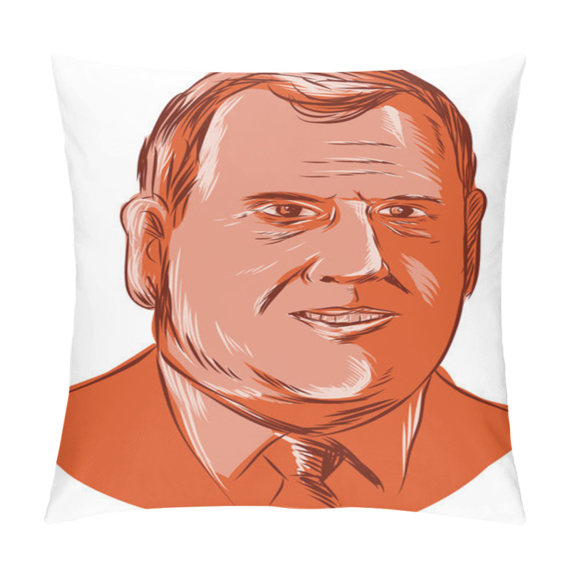 Personality  Chris Christie Governor New Jersey Pillow Covers