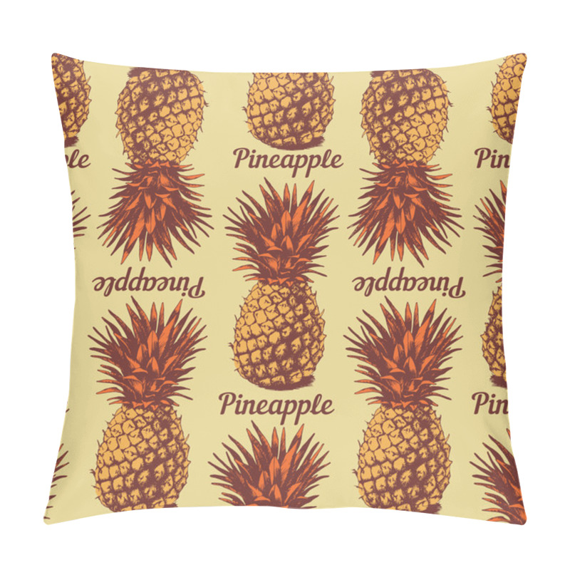 Personality  Hand Drawn Pineapples Pillow Covers