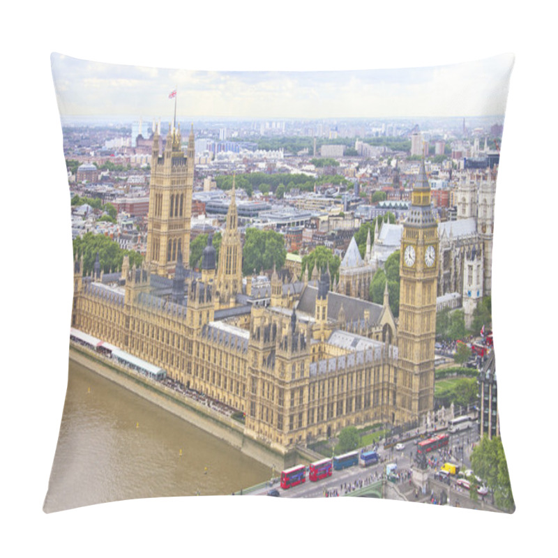 Personality  Aerial View Of London, England Pillow Covers