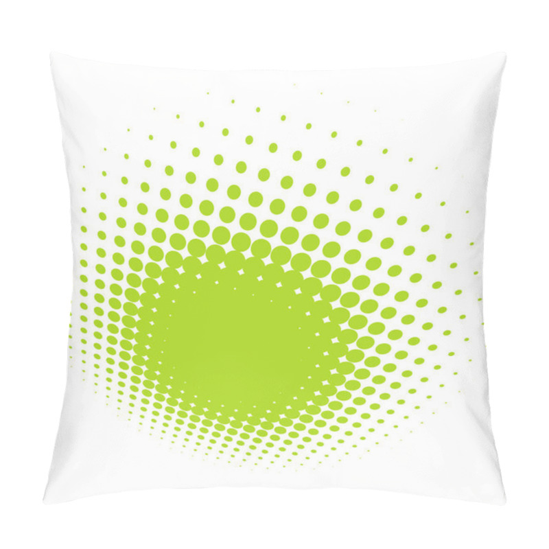 Personality  Colorful Halftone Vector Pattern, Texture In 3d Perspective. Circles, Dots, Screentone Illustration. Freckle, Stipple-stippling, Speckles Illustration. Pointillist Vector Art Pillow Covers