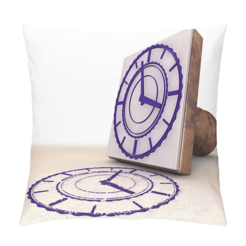 Personality  Timestamp Stamp Pillow Covers