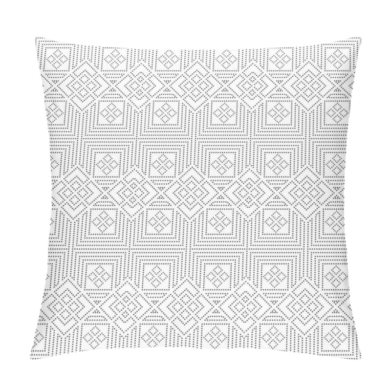 Personality  Seamless Vector The Template. Pillow Covers