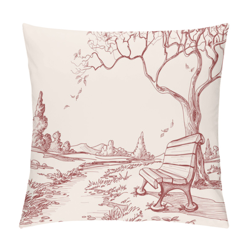 Personality  Autumn Park Pillow Covers