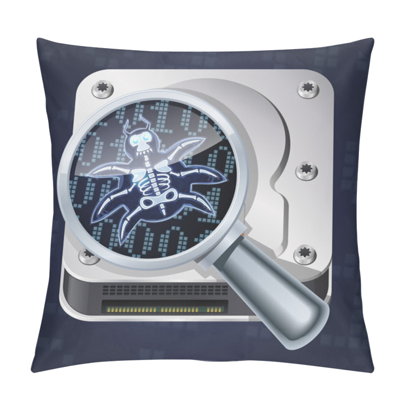 Personality  Bug Scanner Pillow Covers