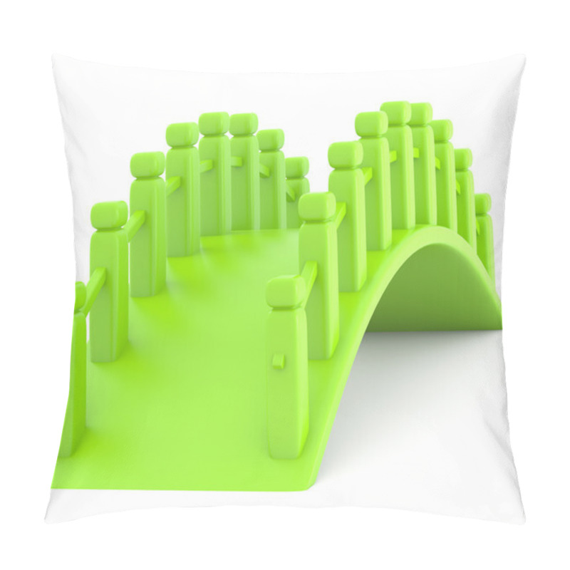 Personality  Green Bridge Pillow Covers