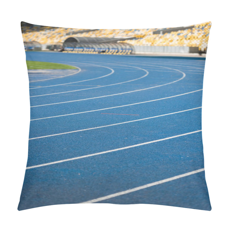 Personality  Blue Running Track Pillow Covers