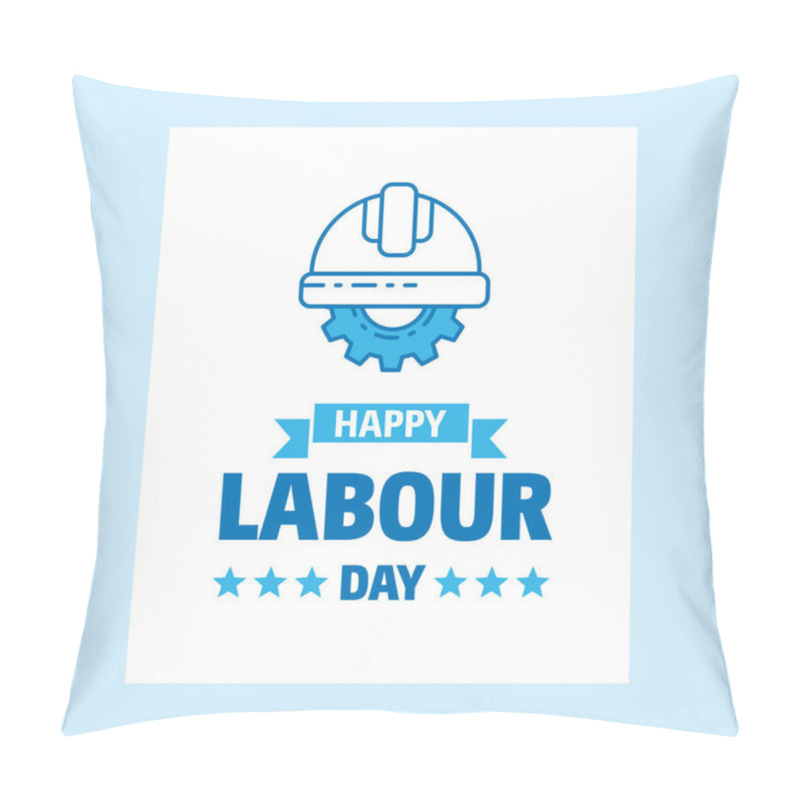 Personality  Happy Labour Day Design Pillow Covers