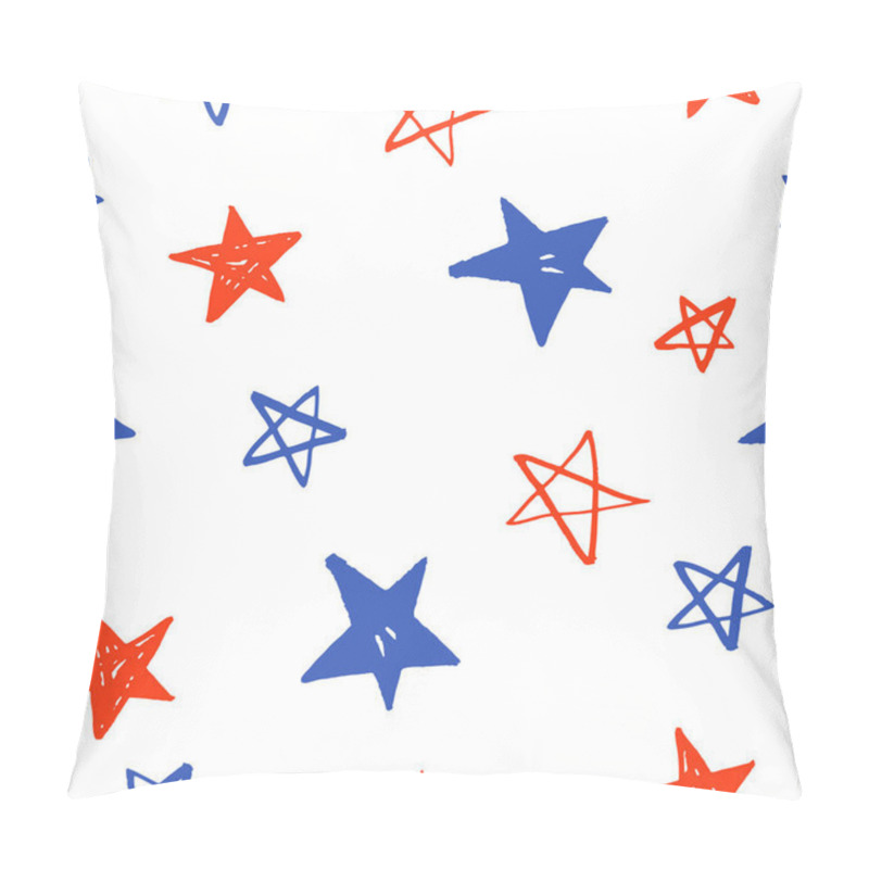 Personality  Sketchy Hand Drawn Stars. Pillow Covers