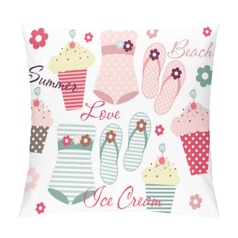 Personality  Romantic Beach Set Pillow Covers