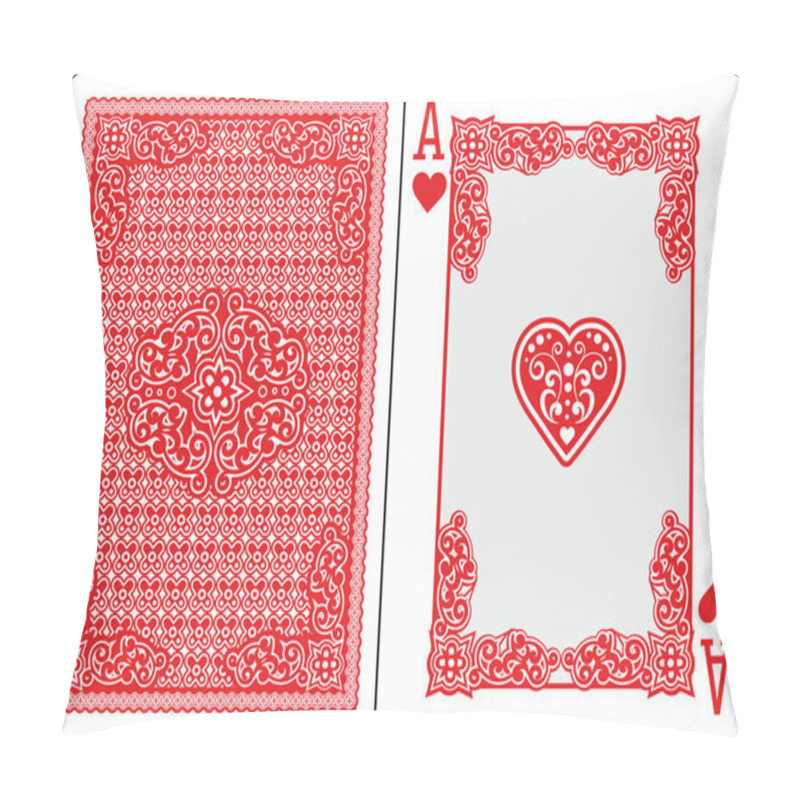 Personality  Ace Of Spades With Skull Pillow Covers