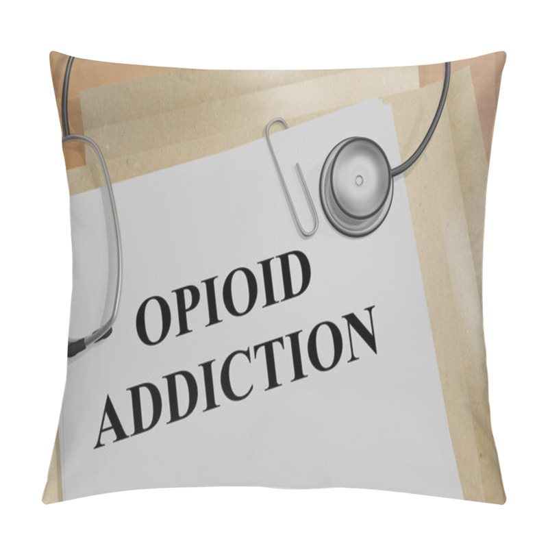 Personality  Opioid Addiction Medical Concept Pillow Covers